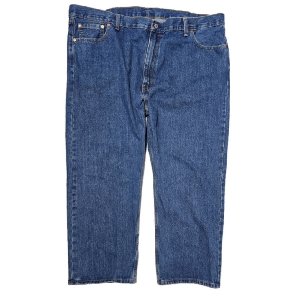 EUC Big & Tall Levi's 505 regular fit blue jeans 50x29
